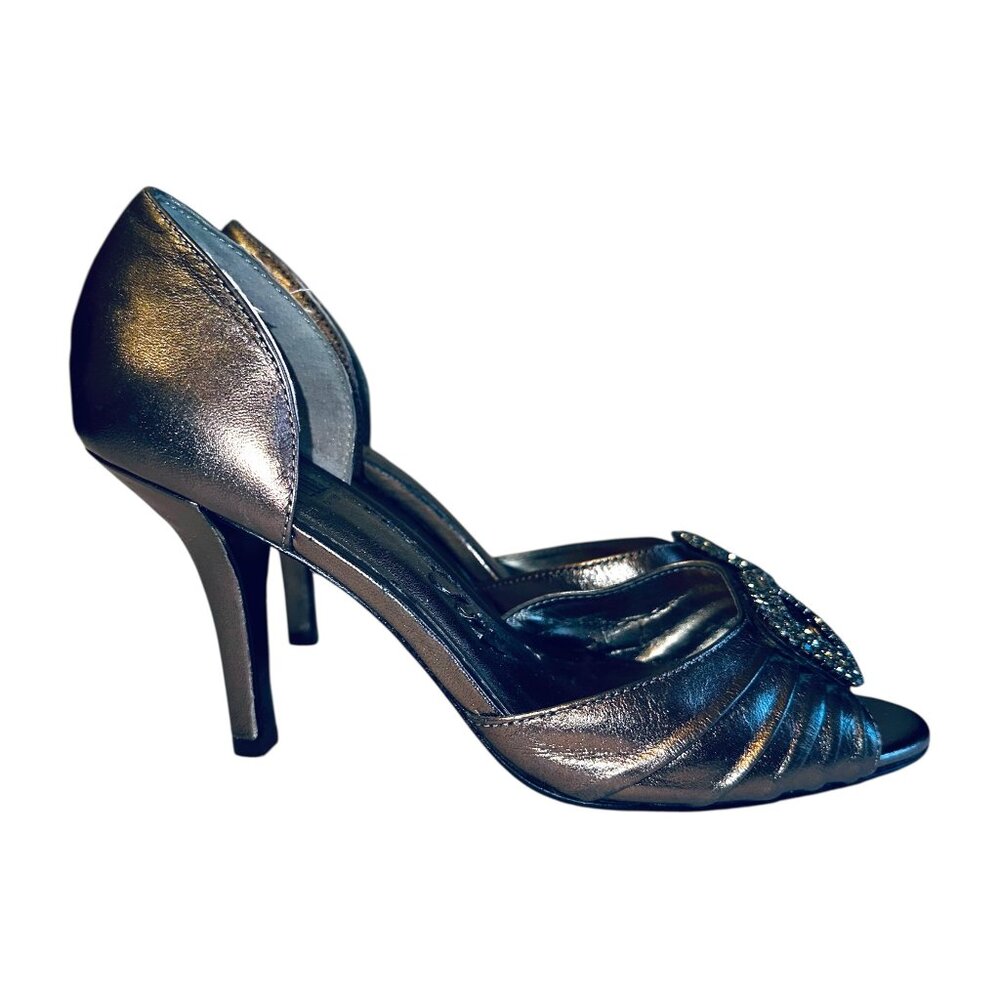 Pelle Moda Bronze Metallic Heels